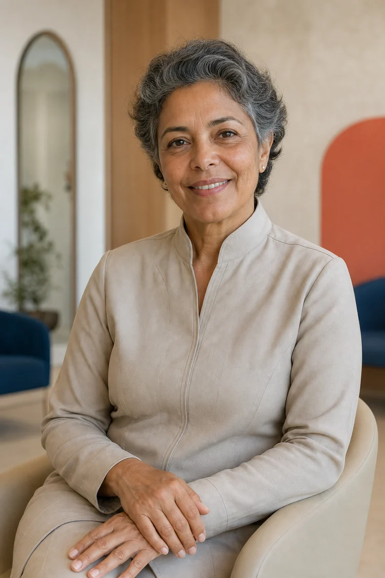 Dra. Elisa Moura, especialista em clínica geral e reabilitação